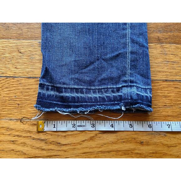 RAG & BONE 'Jean/Dre Capri' Jeans w/Raw Hem sz 28 (actually 31w) - Picture 13 of 13